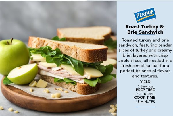 Turkey & Brie Sandwich